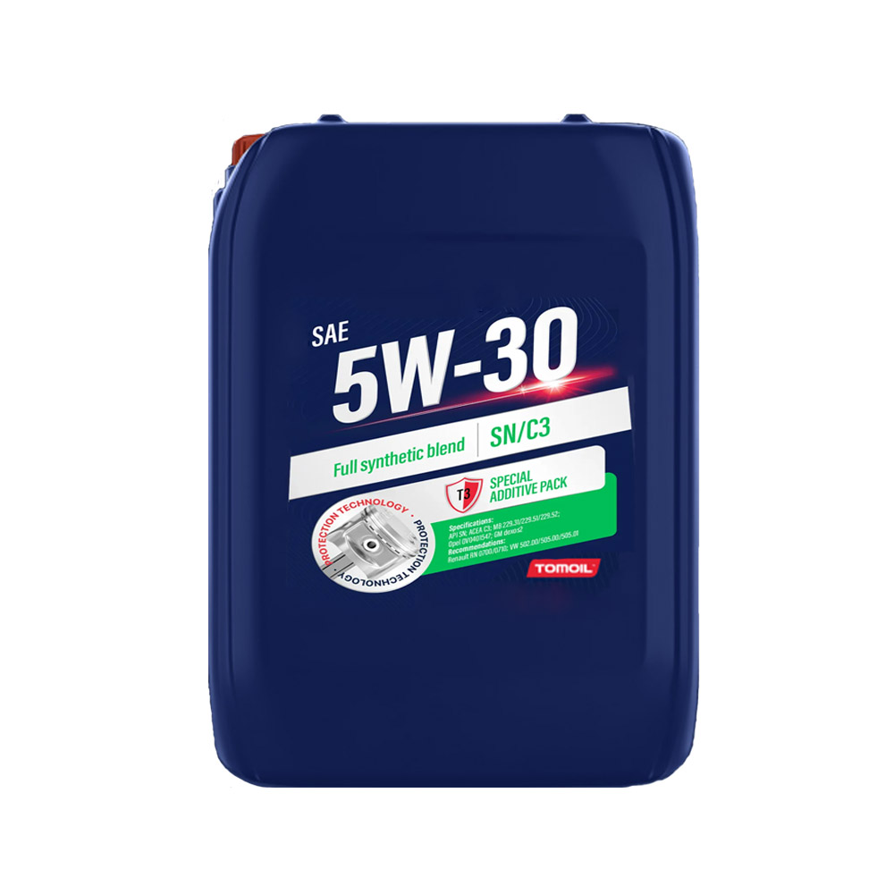 Олива моторна Tomoil С3 5W30 SN 20 lt